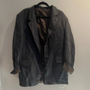 Green/gray blazer